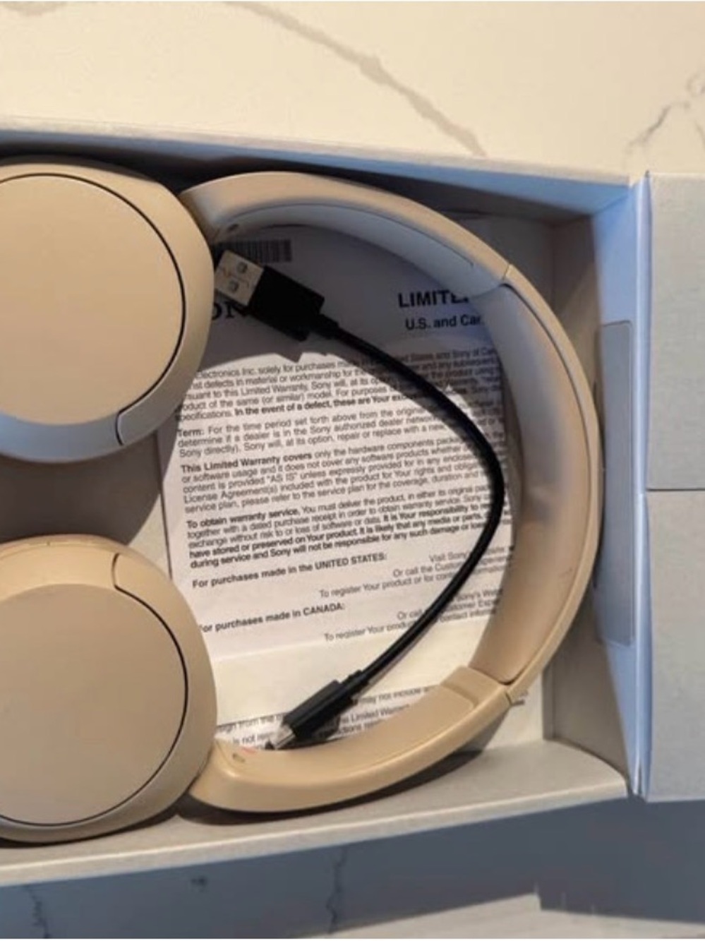 Sony WH-CH520 Wireless On-Ear Bluetooth Headphones NEW - Picture 3 of 4